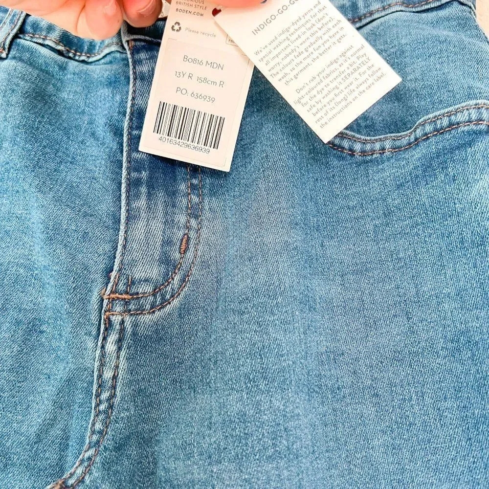 NWT! Boys Boden Adventure-flex Slim Jeans, Size 13Y - Picture 3 of 5